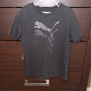 Puma Men's Charcoal Graphic Tee